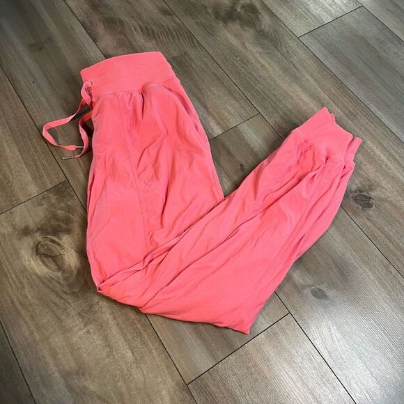 lululemon athletica Pants - Lululemon Athletica Pink Jogger Pants Womens Size 6 t Bin C-36